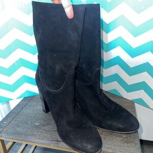 Free People Dakota Suede Heel Calf Boots NEW Women's Size 39